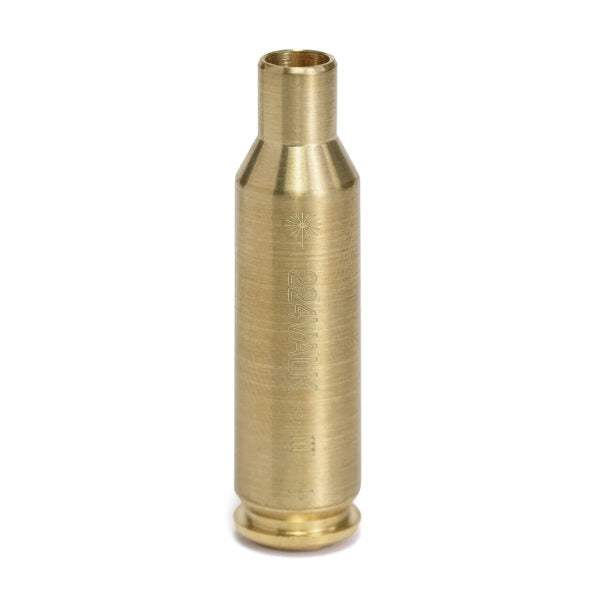 Red .224 Valk Boresight with high-quality brass construction and visible red laser for accurate weapon sighting up to 100 yards