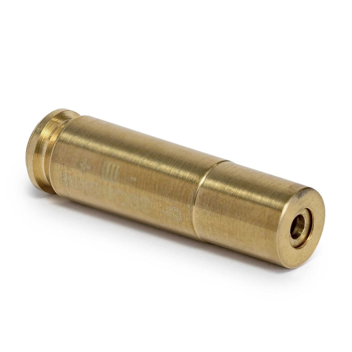 Red .30 Carbine Boresight brass laser cartridge for accurate firearm sighting