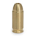 Brass red laser boresight for .45 ACP cartridge for precise firearm sighting and calibration
