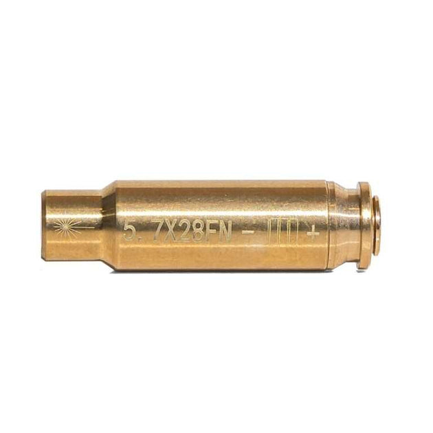 High-quality brass5.7×28 FN Boresight with visible red laser for precise sighting and durability