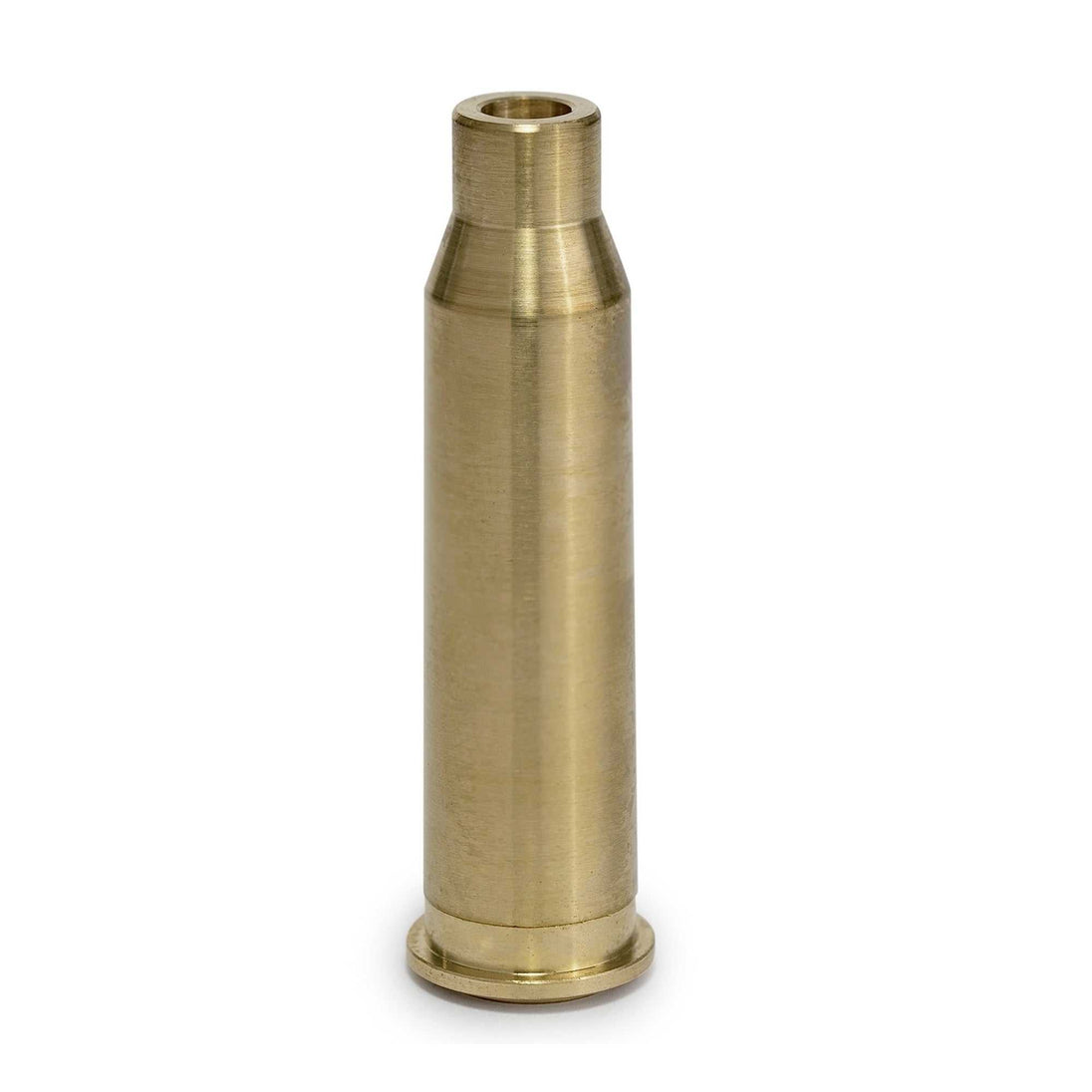 Red 7.62 x 54 brass laser boresight for accurate firearm sighting with visible red laser pointer