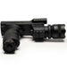 Battlegrip Vertical Grip Laser Flashlight Combo  tactical vertical grip with 500-lumen flashlight and integrated green laser in matte black finish.