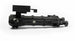 Black swivel bipod made of aluminum alloy with adjustable legs and quick attach design for picatinny or weaver rails