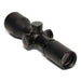 Compact 3-9x42 rifle scope with adjustable turrets and illuminated reticle options in red, green, and blue