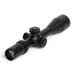 Elite Series 5-25x56 FFP USA Scope with 34mm tube, first focal plane reticle, 3-color illumination, matte black finish, fog proof, waterproof, shockproof, and versatile magnification.