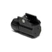 Compact black pistol tactical light with quick release mount for picatinny rails, 300 lumens brightness, ergonomic switch, and strobe mode.
