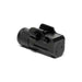 Compact black pistol tactical light with 500 lumens brightness, designed for Picatinny rails, featuring ergonomic switch and strobe mode.