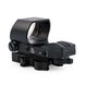 HGMR Quick Release Reflex Sight with 40mm lens, multi-reticle, parallax free, unlimited eye relief, matte black finish, and quick attach/detach mount for Picatinny/Weaver rails