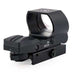 HGMR Quick Release Reflex Sight with 40mm lens, multi-reticle, parallax free, matte black finish, and Picatinny rail mount