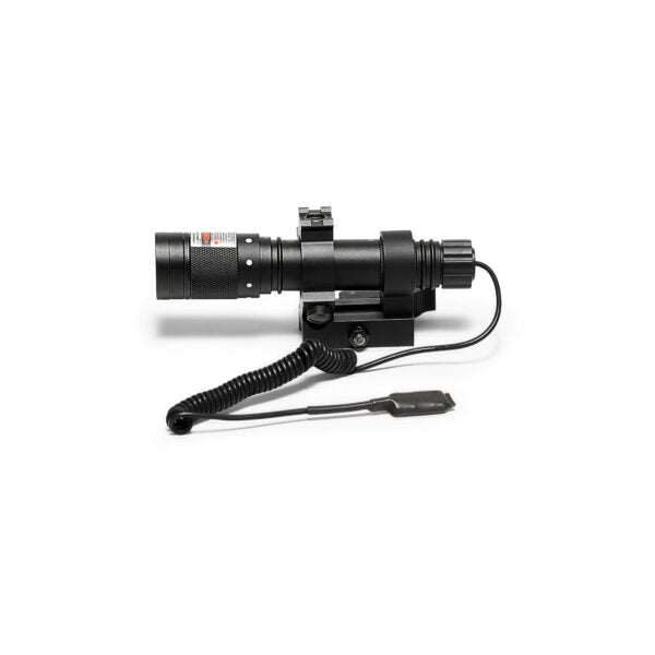Osprey black anodic oxidation laser designator with focusable beam and remote pressure switch for hunting targeting