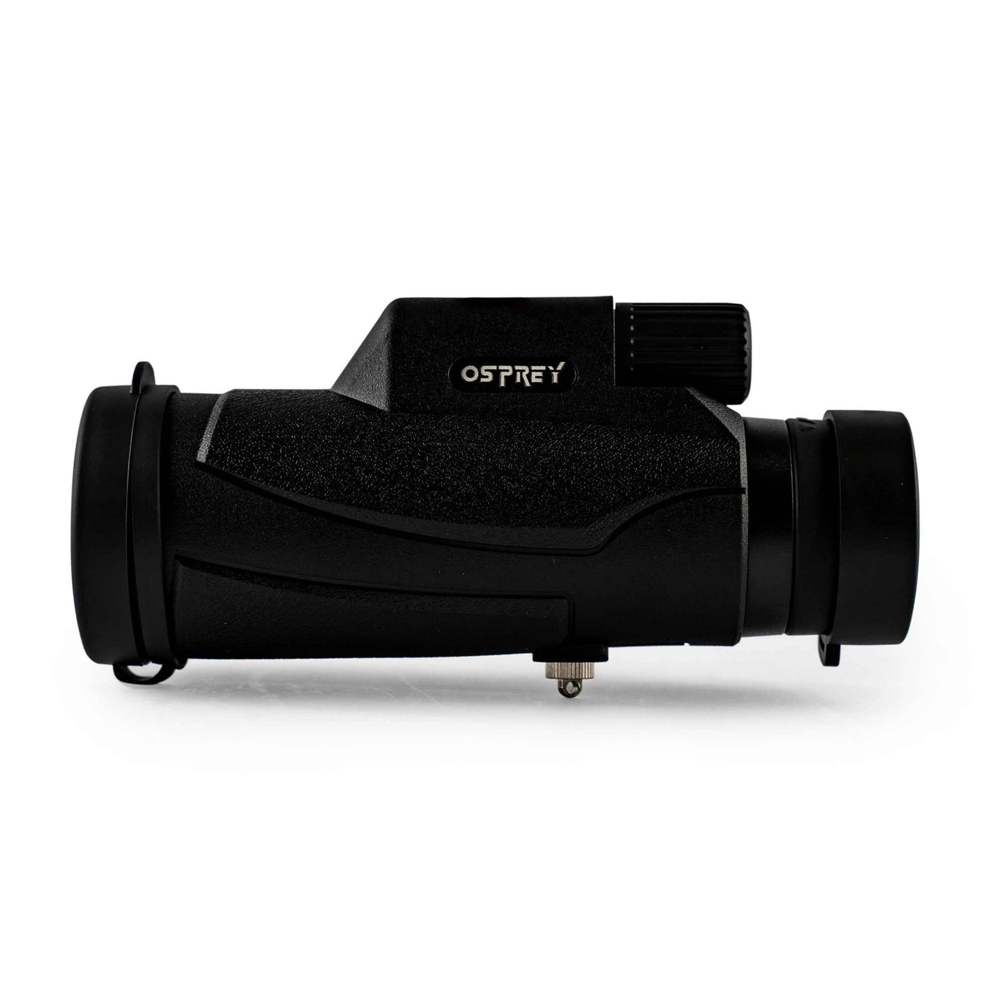 black matte Osprey 8×42 Monocular with carrying strap and lens cover