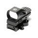 RSMR Quick Release reflex sight with 4 reticle patterns, 3 MOA center dot, red and green illumination, quick release mount, matte black finish, and dual digital switches.