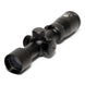 Compact matte black Osprey Standard 1.5-5x32 MDG rifle scope with illuminated Mil-Dot reticle, waterproof, fog proof, shock proof, and includes dust covers and mounting rings.