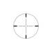 Illuminated Mil-Dot reticle of Osprey Standard 1.5-5x32 MDG Scope in black and white