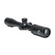 Osprey USA SD3-9x40MDG riflescope with 3-9x magnification, 40mm objective, 30mm tube, multi-coated matte black finish, 3-color illuminated glass etched reticle, and durable fog, water, and shock proof design.