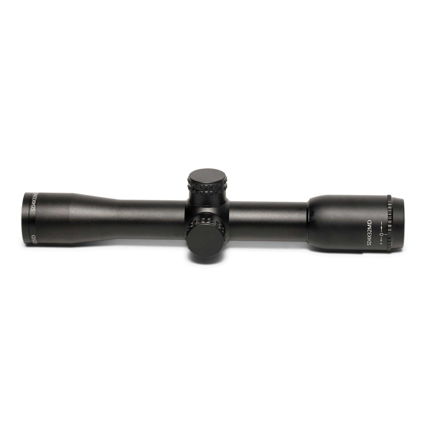 Osprey Standard 4x32MD matte black rifle scope with Mildot etched reticle and lifetime warranty.