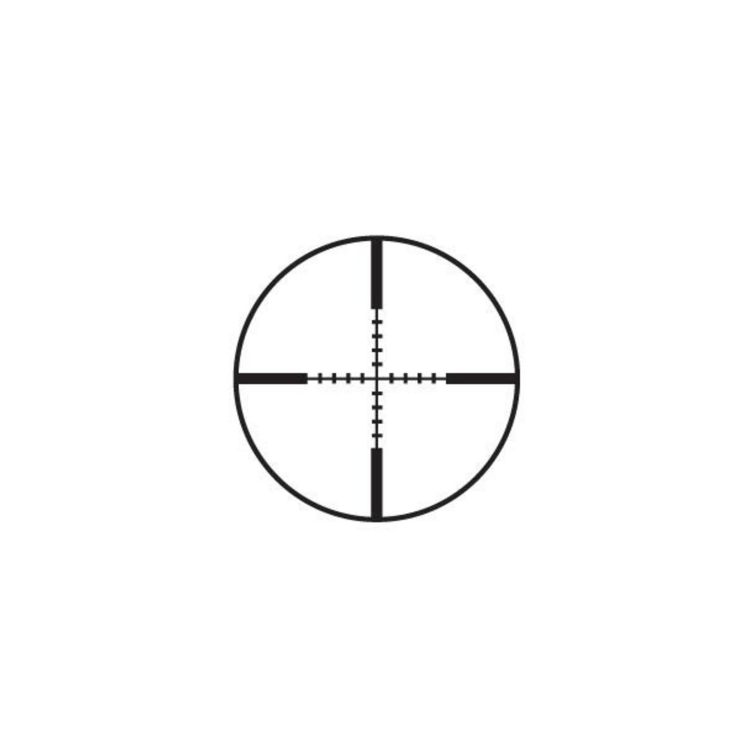 Mildot glass etched reticle for Osprey Standard 4x32MD rifle scope with matte black finish.