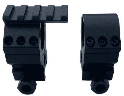 Black MT NRN 480 30mm scope mounts with rail mount and Allen wrench included