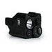 Compact Green Laser Flashlight Combo for subcompact pistols with 5mW green laser and 280 lumen strobe light