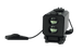 Compact weapons mounted range finder with recoil-resistant metal shell and illuminated OLED display for distances of 5 to 700 meters