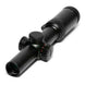 1-4x24 matte black rifle scope with tri-color illuminated Mil-Dot reticle and adjustable magnification