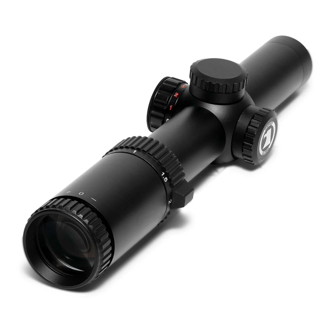 Osprey 1–4×24 Rifle Scope – Illuminated Mil-Dot Low Power Optic (30mm Tube)