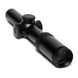 Osprey Global 1-4x24 matte black rifle scope with tri-color illuminated Mil-Dot reticle and adjustable magnification