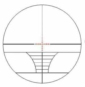 Osprey Global 1-6x24 IRF rifle scope illuminated reticle with red, blue, and green colors for precise targeting