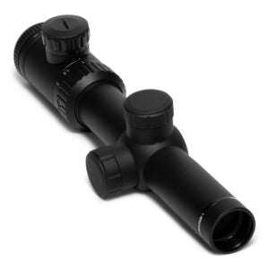 Osprey 1-6×24 IRF rifle scope with illuminated reticle, matte black finish, waterproof and shockproof design.