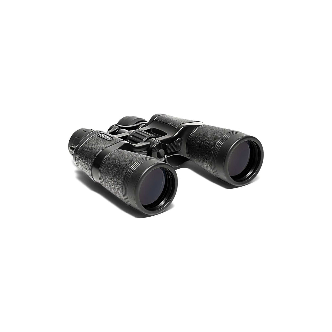 Black 10-22x50 waterproof binoculars with rubber coating and BAK4 prism lenses