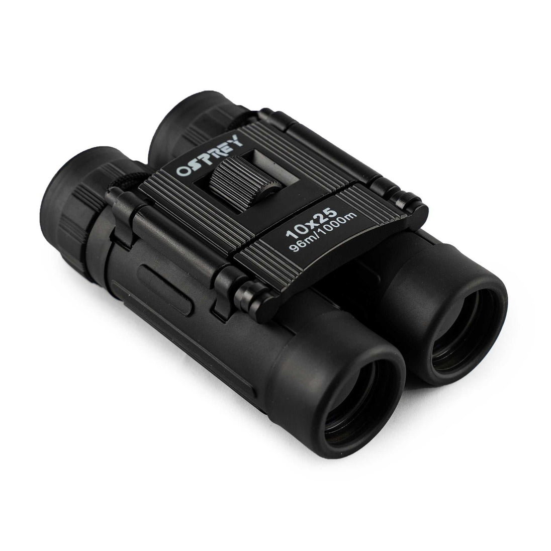 Compact black 10x25 binoculars with Japanese Hoya glass, fog-proof and scratch-proof, ideal for bird watching and outdoor use