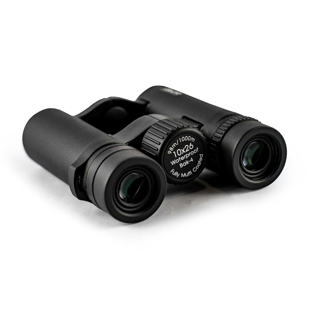 Osprey 10x26 compact waterproof binoculars with Hoya glass and BAK4 prisms for travel and outdoor viewing