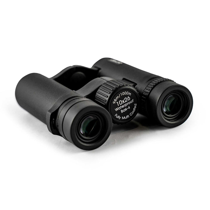 Osprey 10x26 compact waterproof binoculars with Hoya glass and BAK4 prisms for travel and outdoor viewing
