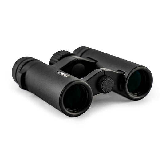 Compact black Osprey 10x26 binoculars with coated lenses for outdoor activities