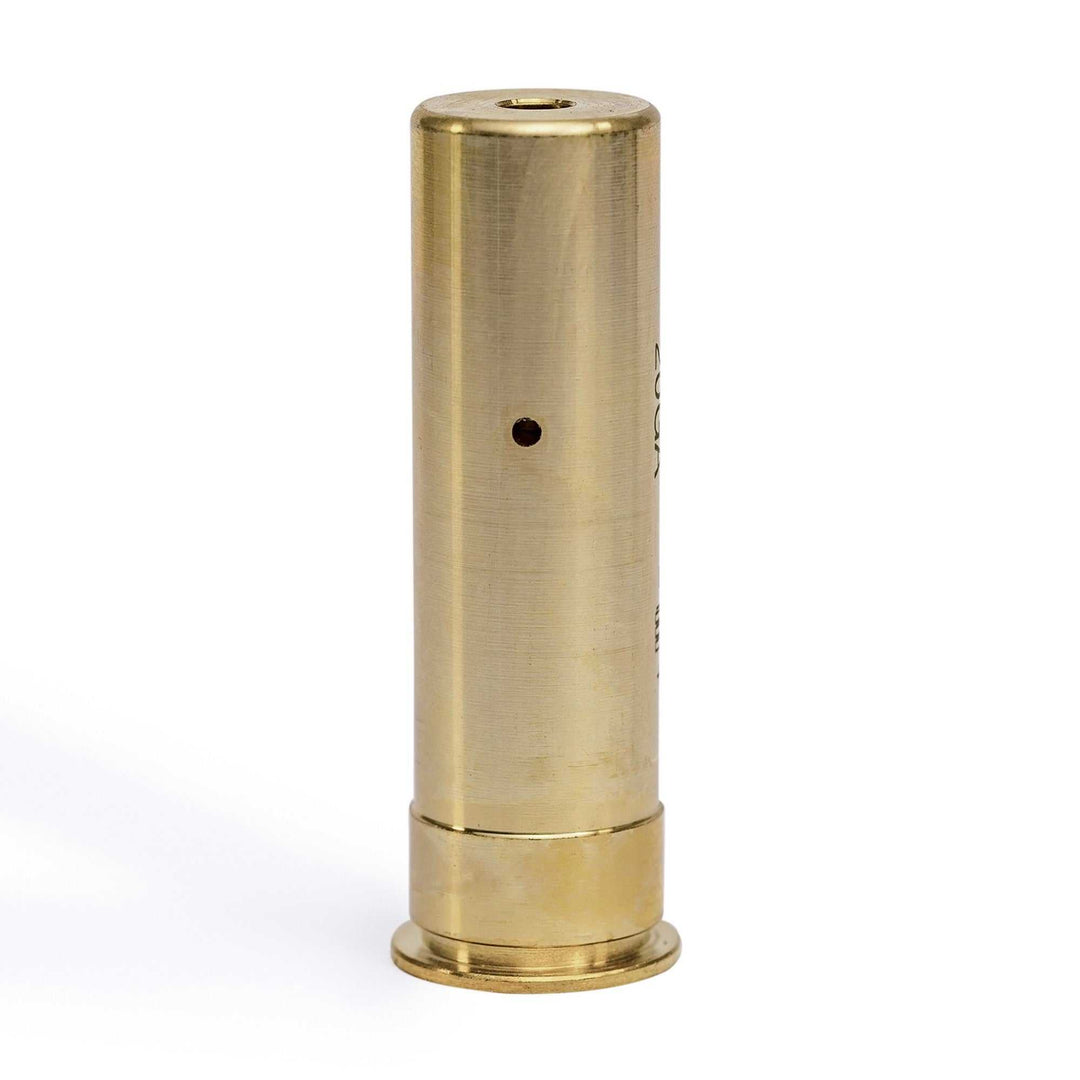 Red 20 Gauge Boresight with high quality brass and visible red laser for accurate sighting up to 100 yards