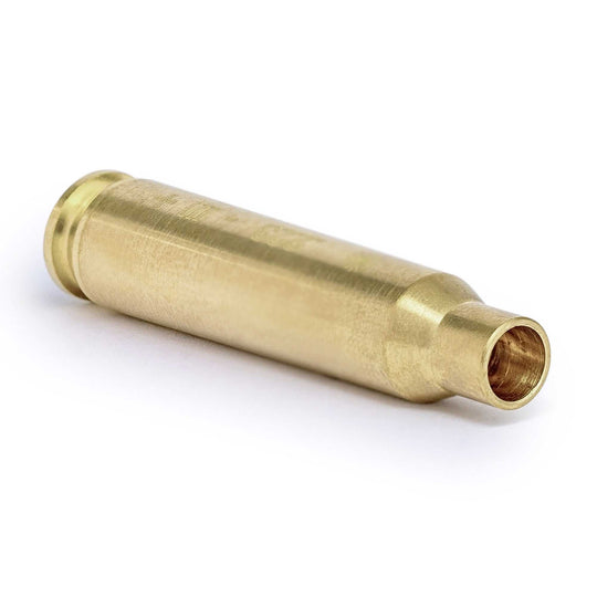 Red .223 .556 boresight laser cartridge made of high-quality brass for accurate weapon sighting