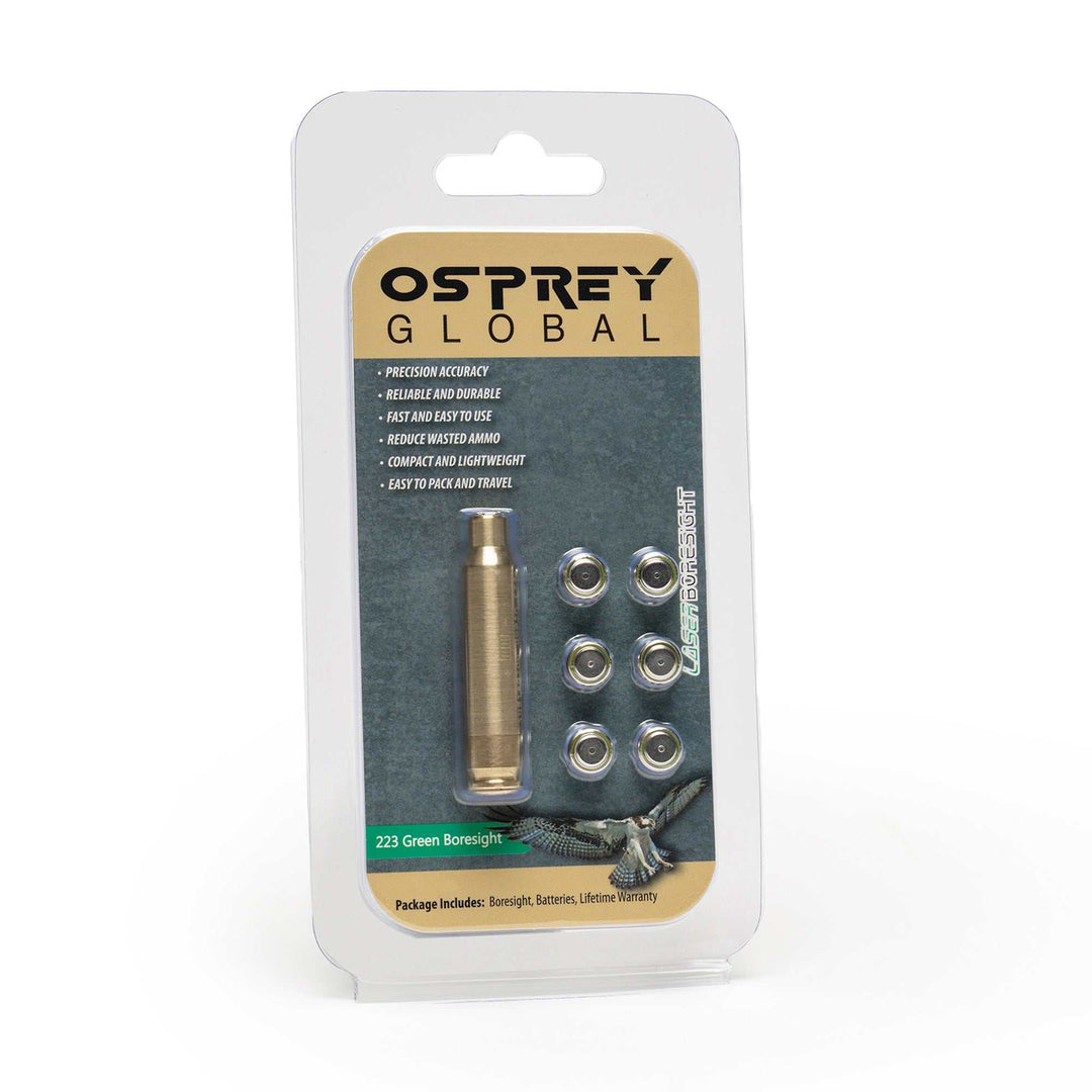 Green .223 .556 Laser Boresight for precise firearm sighting and reduced ammo waste