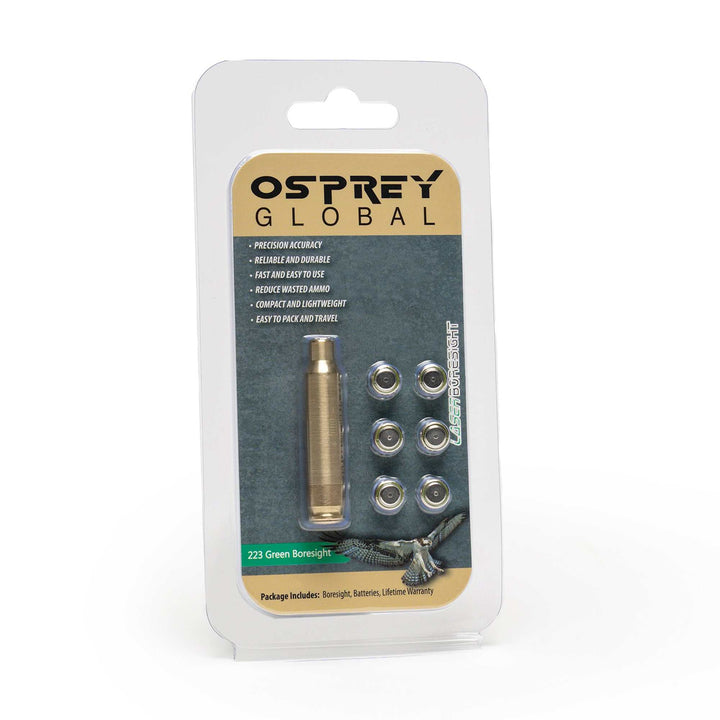 Green .223 .556 Laser Boresight for precise firearm sighting and reduced ammo waste