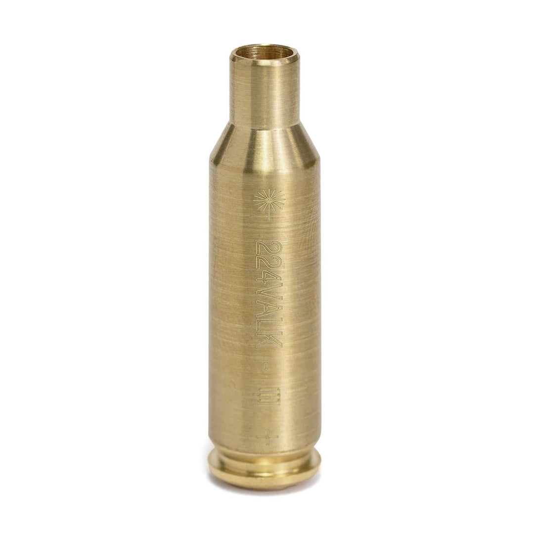 Red .224 Valk Boresight with high-quality brass and visible red laser for precise targeting
