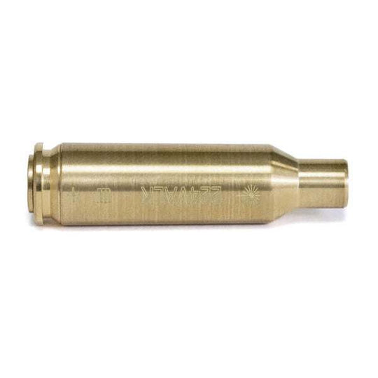Red .224 Valkyrie brass laser boresight for accurate weapon sighting and alignment