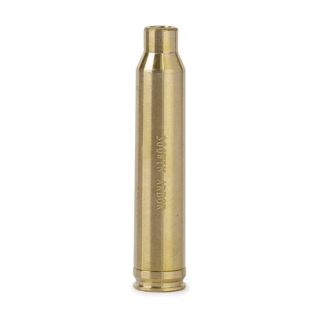 Brass .300 Winchester boresight arbor for Osprey Global .223 green laser boresight conversion