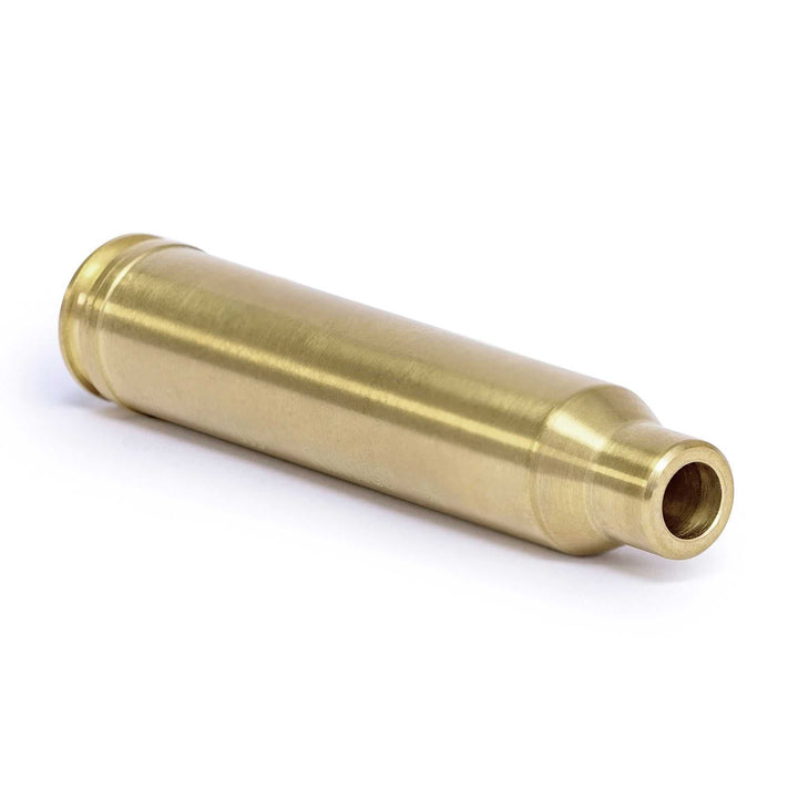 Red .300 Winchester boresight made of high quality brass for precise laser targeting and sighting accuracy.