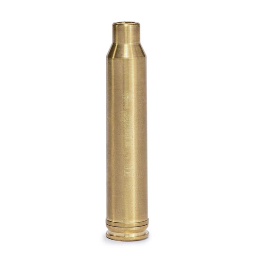 Red laser .300 Winchester brass boresight for accurate firearm sighting with durable construction