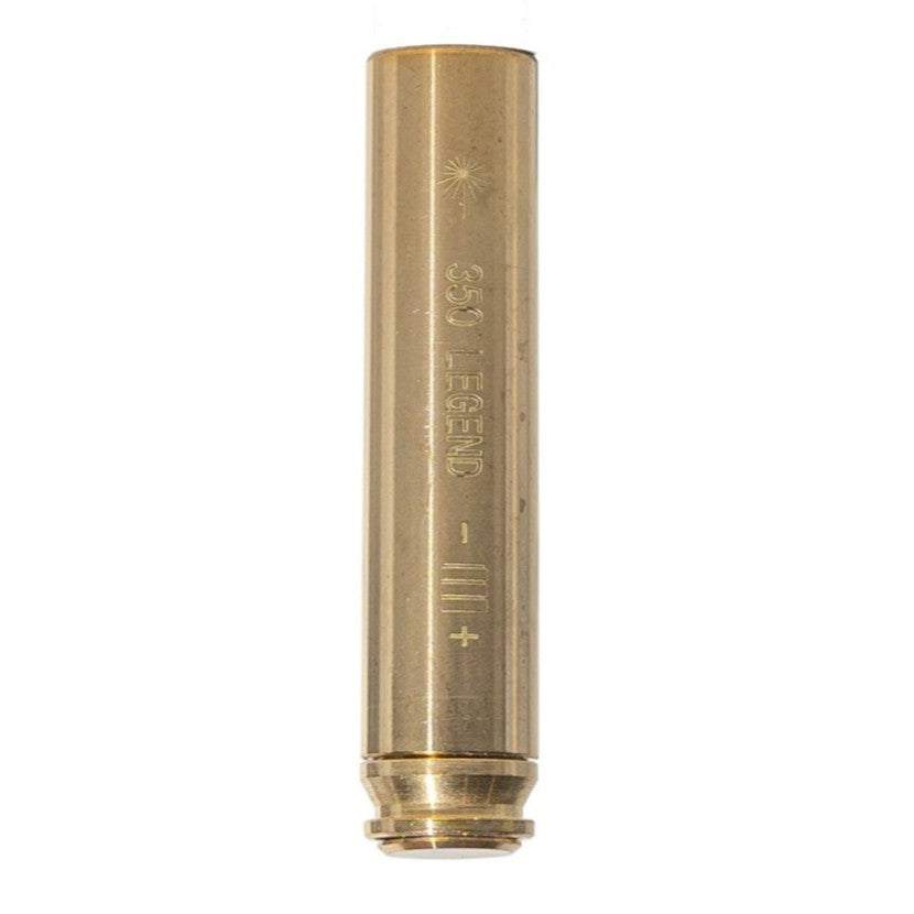 350 Legend Boresight red laser boresight made of high-quality brass for accurate sighting within 1.5 inches at 100 yards