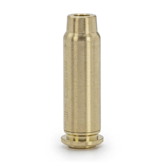 Red laser boresight in high quality brass for .38 Special and .357 Magnum cartridges