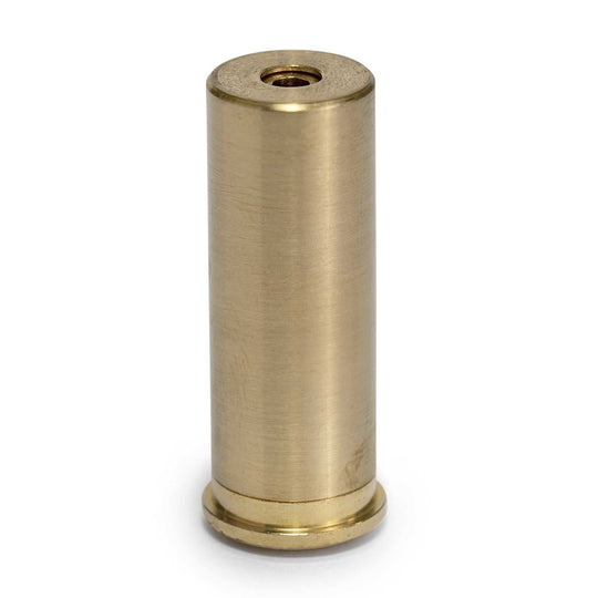 Red .44 Remington boresight laser in high-quality brass for precise firearm sighting