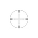 Mil-Dot reticle view of 4x32MDG tactical rifle scope with crosshair and dot markings