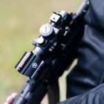 Osprey 4×32 MDG Rifle Scope – Illuminated Mil-Dot Optic with Backup Sight