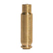 5.7x28 brass laser boresight with visible red laser for precise firearm sighting and calibration