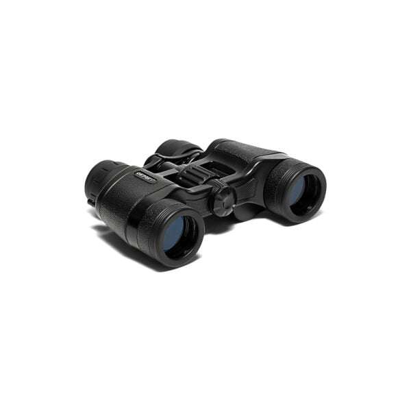Compact black 7-15X35 waterproof binoculars with BAK-4 prism and fully multi-coated lenses.